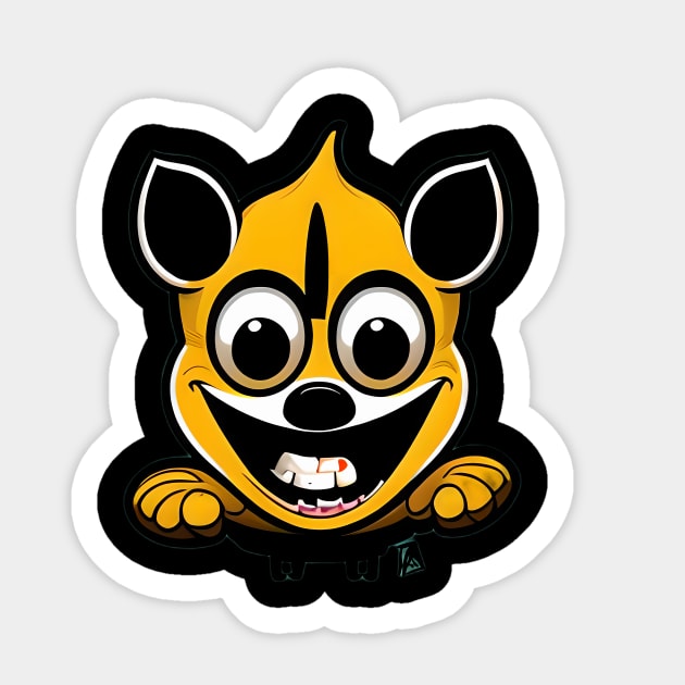 Scary Animal Sticker by Gameshirts